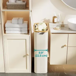 Košara za perilo SOFT 60 l / Bela