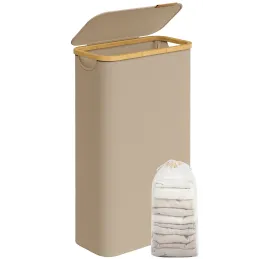 Koš za perilo SOFT 60 l / rjava