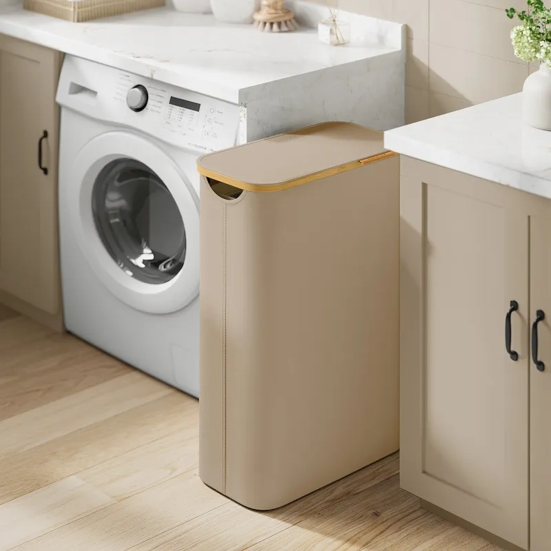 Koš za perilo SOFT 60 l / rjava