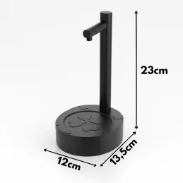 Samodejni dozirnik vode z USB-polnjenjem / Črna