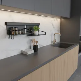 Viseči komplet polic OXXO IV 600 mm / Antracit