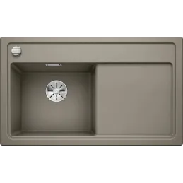 Granitno pomivalno korito Blanco ZENAR 45 S z ekscentrom / Tartufo, levo