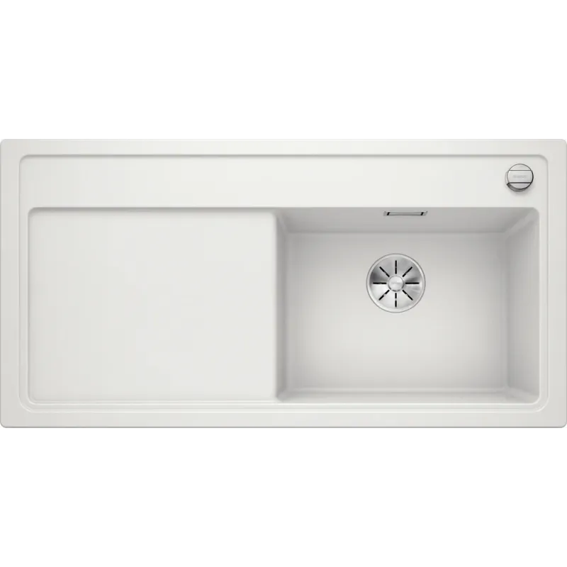 Umivalnik iz granita Blanco ZENAR XL 6 S / z ekscentrom / desni