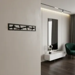 Obešalnik KASTO XL / Mat črna