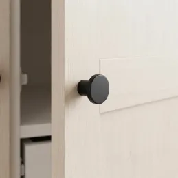 VITRA gumbast ročaj / Mat črna