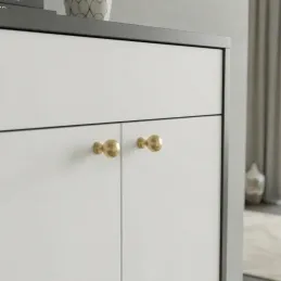 Gumb KAREN / brušeno zlato