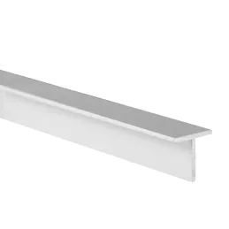 Univerzalni povezovalni profil za delovno ploščo 38 mm z ravnim robom ABS / aluminij
