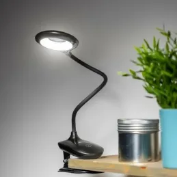 Namizna LED-svetilka s pritrdilnim nosilcem za mizo 4W ALBO / Črna