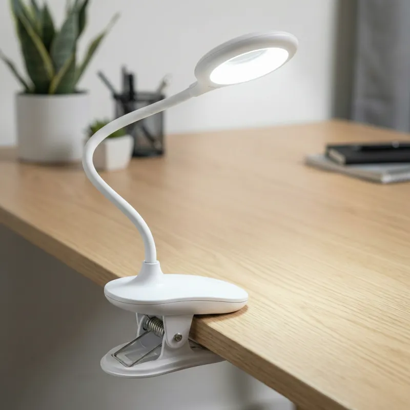 Namizna LED-svetilka s pritrditvijo na mizo 4 W ALBO / Bela
