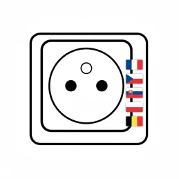Notranja vtična letev CORNER FRENCH 3x 230 V / črna – aluminij