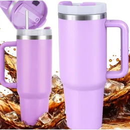 Termo lonček za napitke TROPHY 1200 ml / Vijolična