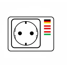 Električni razdelilnik EUROBOX 2x230V + 1xUSB C+A SCHUKO / Črna matirana