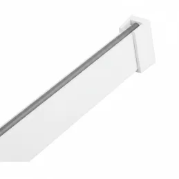 Obešalna palica 1 m SLIM za LED-trak z zaključki / Mat bela