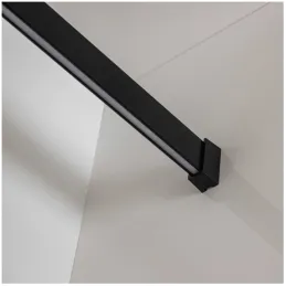 Obešalna palica 1 m SLIM za LED-trak z zaključki / mat črna