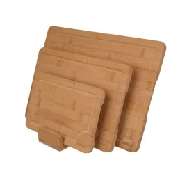 Komplet 3 rezalnih desk MASTER CHIEF / bambusov les