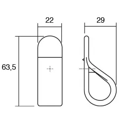 Gumb DROP / mat črna