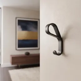 Luksuzni obešalnik DROP / Temno rjava