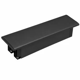 Notranji vgradni razdelilnik SLIM BOX SCHUKO 3x 230V / Mat črna