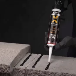 Lepilo MS POLYMER 290 ml s takojšnjo fiksacijo / Črno