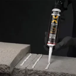 Lepilo MS POLYMER 290 ml s takojšnjo fiksacijo / Belo