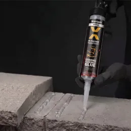Lepilo MS POLYMER 290 ml s takojšnjo pritrditvijo / Transparentno