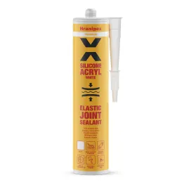 Silikonsko-akrilni tesnilni kit 280 ml / bel