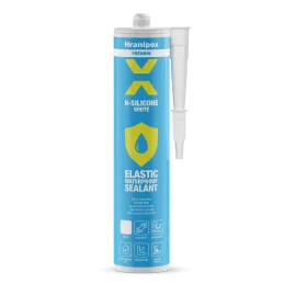 Univerzalni acetatni silikon 280 ml / Bela