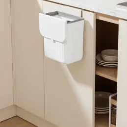 Koš za odpadke BIBA za na vrata 11 l / bel
