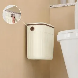 Koš za odpadke BIBA za na vrata 11 l / Bež barva