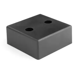 Plastična nogica 25 mm 60 × 60 / mat črna