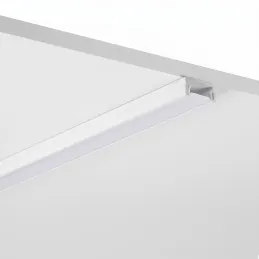 Aluminijasti profil ZARIA za LED-osvetlitev z mlečnim pokrovom / mat bela