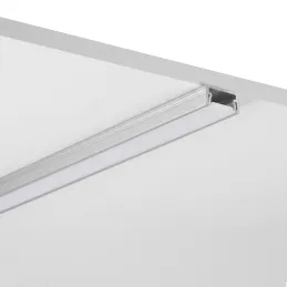 Aluminijast profil ZARIA za LED-osvetlitev z mlečnim pokrovom / Aluminij