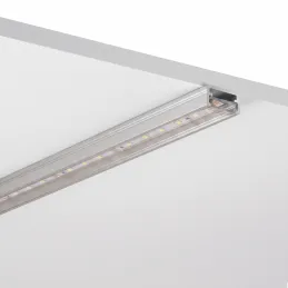 Aluminijast profil ZARIA za LED-osvetlitev s prozornim pokrovom / Aluminij