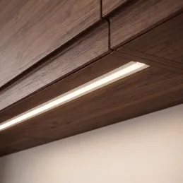 Vgradni aluminijasti profil ZARIA za LED-osvetlitev z mlečnim pokrovom / Mat bela