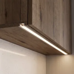 Vgradni aluminijasti profil ZARIA za LED-osvetlitev z mlečnim pokrovom / Aluminij