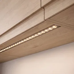 Vgradni aluminijasti profil ZARIA za LED-osvetlitev s prozornim pokrovom / aluminij