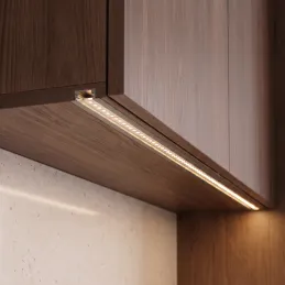 Vgradni aluminijasti profil ZARIA za LED-osvetlitev s prozornim pokrovom / aluminij