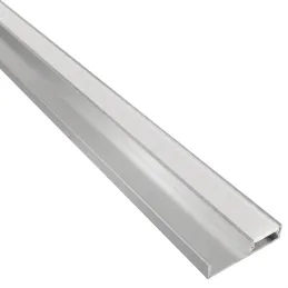 Aluminijasti profil za LED-osvetlitev podstavka ARIANA z mlečnim pokrovom / Aluminij