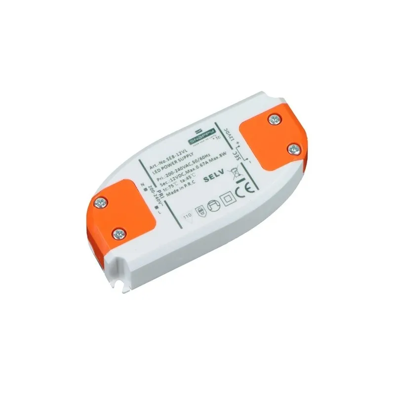 LED transformator PREMIUM SLIM 12V DC / 8W
