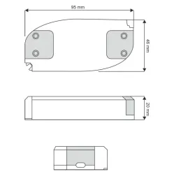 LED transformator PREMIUM SLIM 12V DC / 8W