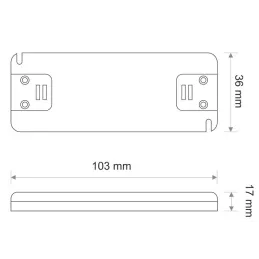 LED transformator PREMIUM SLIM 12 V DC / 15 W