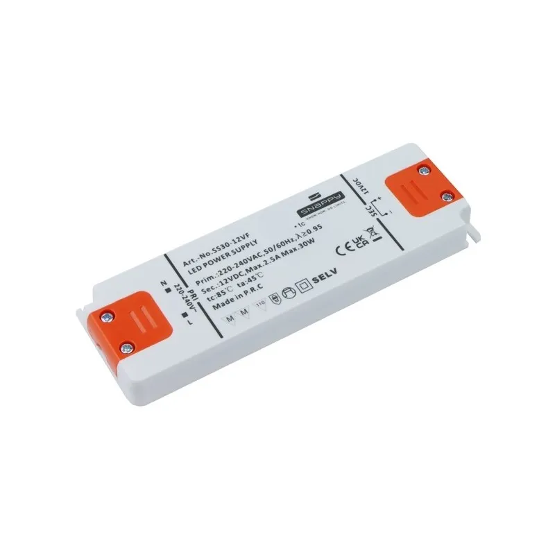 LED transformator PREMIUM SLIM 12 V DC / 30 W