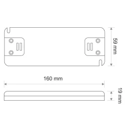 LED transformator PREMIUM SLIM 12 V DC / 50 W