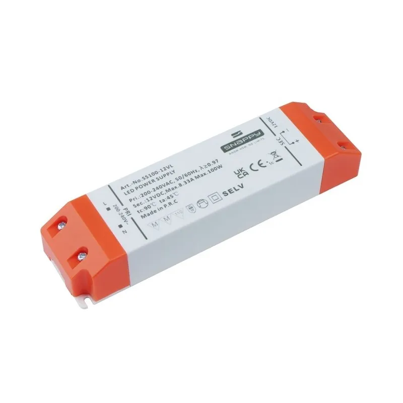 LED transformator PREMIUM SLIM 12 V DC / 100 W