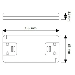 LED transformator PREMIUM SLIM 12 V DC / 180 W