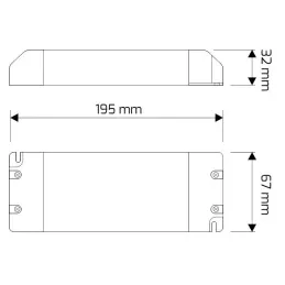 LED transformator PREMIUM SLIM 12 V DC / 216 W