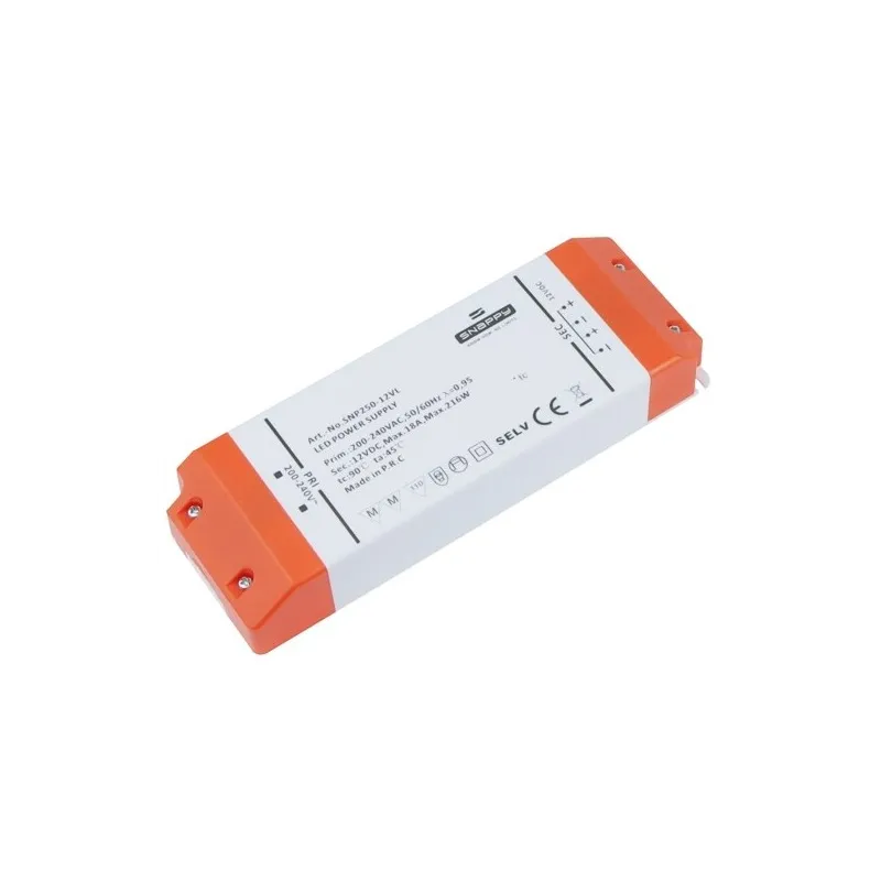 LED transformator PREMIUM SLIM 12 V DC / 216 W