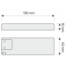 LED-transformator (omrežni adapter) 12 V / z vgrajenimi priključki