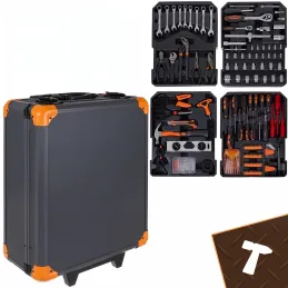 Set orodja 1000 kosov z aluminijastim vozičkom / Antracit