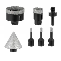 Profesionalni 7-delni set diamantnih krožnih žag 6 - 68 mm s kovčkom